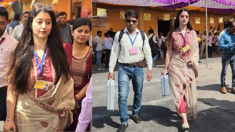 Isha Arora Viral Video: चुनावी ग्लैमर! सोशल मीडिया पर छा गई पोलिंग ऑफिसर ईशा अरोड़ा, जानें क्यों वायरल हो रहा ये वीडियो