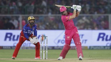 RR Beat RCB, IPL 2024 19th Match: राजस्थान रॉयल्स ने लगाया जीत का चौका, आरसीबी को 7 विकेट से रौंदा; जोस बटलर ने छक्का जड़कर पूरा किया शतक