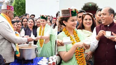 Kangana Ranaut ने बीजेपी कार्यकर्ताओं के साथ NaMo चाय स्टॉल पर की चर्चा, बोलीं - 'रिफ्रेंशिंग लग रहा है' (View Pics)