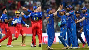 MI vs RCB, IPL 2024 25th Match: आईपीएल में मुंबई इंडियंस और रॉयल चैलेंजर्स बेंगलुरु का एक-दूसरे के खिलाफ कुछ ऐसा रहा है प्रदर्शन, यहां देखें दिलचस्प आकंड़े