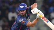 Marcus Stoinis Century: चेन्नई सुपर किंग्स के खिलाफ IPL 2024 मैच में मार्कस स्टोइनिस ने जड़ा अपना पहला शतक, LSG की उम्मीदें बरक़रार
