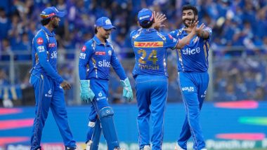 MI vs KKR, IPL 2024 51th Match: 169 रनों पर सिमटी कोलकाता नाइट राइडर्स, जसप्रीत बुमराह और नुवान तुषारा ने मचाया कोहराम; वेंकटेश अय्यर ने खेली अर्धशतकीय पारी