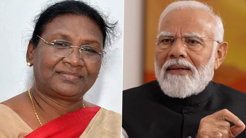 President Droupadi Murmu Dinner: पीएम मोदी-अमित शाह पहुंचे राष्ट्रपति भवन, प्रेसिडेंट द्रौपदी मुर्मू के डिनर में होंगे शामिल- VIDEO