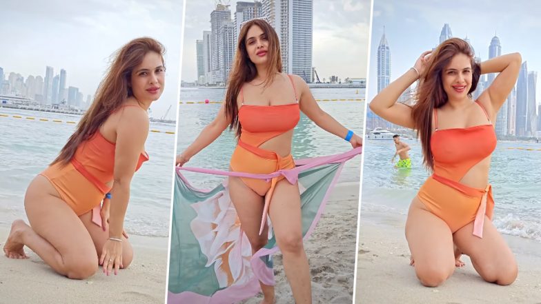 भोजपुरी अदाकारा Neha Malik ने बिकनी पहन दरिया किनारे दिए सेक्सी पोज, एक्ट्रेस की हॉटनेस ने बढ़ाया तापमान (Watch Video)