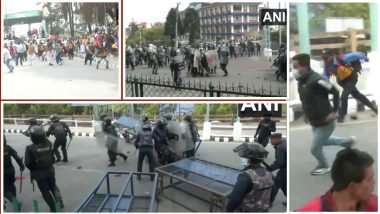 नेपाल में अलग राज्य के लिए बवाल! राष्ट्रीय मुक्ति आंदोलन के सदस्यों और पुलिस के बीच हिंसक झड़प, पत्थरबाजी का वीडियो वायरल