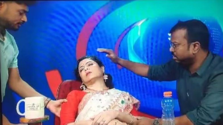 TV पर लू की खबर सुनाते वक्त गर्मी से बेहोश हो गई न्यूज एंकर, इस चैनल का लाइव वीडियो वायरल