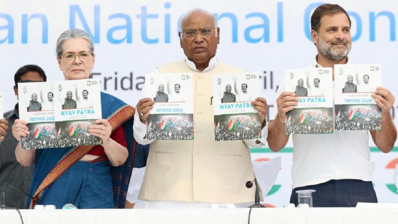 Congress Manifesto 2024: कांग्रेस का घोषणा पत्र जारी! कर्जमाफी, जातिगत जनगणना और 25 लाख की हेल्थ इंश्योरेंस, यहां देखें राहुल की 25 गारंटी