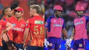 RR vs PBKS, IPL 2024 65th Match: आईपीएल इतिहास में राजस्थान रॉयल्स और पंजाब किंग्स का एक-दूसरे के खिलाफ कुछ ऐसा रहा है प्रदर्शन, दोनों टीमों के आकंड़ो पर एक नजर