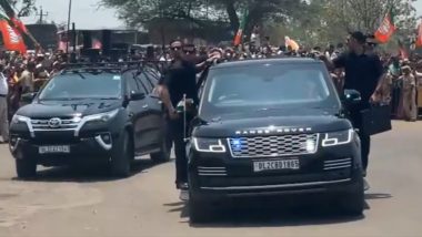 Karnataka PM Modi Roadshow Video: कर्नाटक के बेलगावी में पीएम मोदी का रोडशो, बड़ी संख्या में लोग हुए शामिल