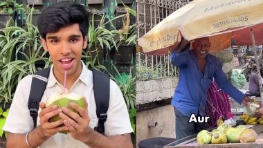VIRAL VIDEO: नारियल पानी वाले को दिए 50000 रुपये, आर्यन कटारिया ने जीता सबका दिल, नेक काम का वीडियो हुआ वायरल