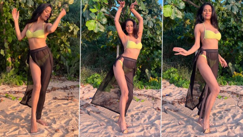 Poonam Pandey ने ग्रीन बिकनी पहन समंदर किनारे लगाई आग, एक्ट्रेस की हॉटनेस ने फैंस का छुड़ाया पसीना (View Pics)