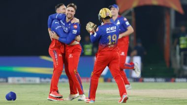 RCB vs GT, IPL 2024 52th Match Live Score Update: गुजरात टाइटंस की आधी टीम लौटी पवेलियन, शाहरुख खान को विजयकुमार विशक ने किया आउट