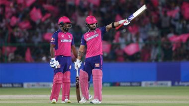 RR vs GT, IPL 2024 24th Match: राजस्थान रॉयल्स ने गुजरात टाइटंस को दिया 197 रनों का लक्ष्य, संजू सैमसन और रियान पराग ने गेंदबाजों के छुड़ाए पसीने