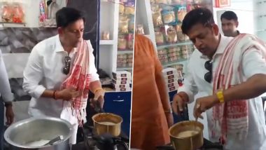 Lok Sabha Election 2024: बीजेपी सांसद रवि किशन जुटे चुनाव प्रचार में, गोरखपुर में एक दुकान पर लोगों के लिए बनाई चाय, देखें वीडियो