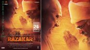 Razakar: पैन इंडिया फिल्म 'रजाकार' का फर्स्ट लुक पोस्टर आया सामने, 26 अप्रैल को सिनेमाघरों में देगी दस्तक (View Pic)