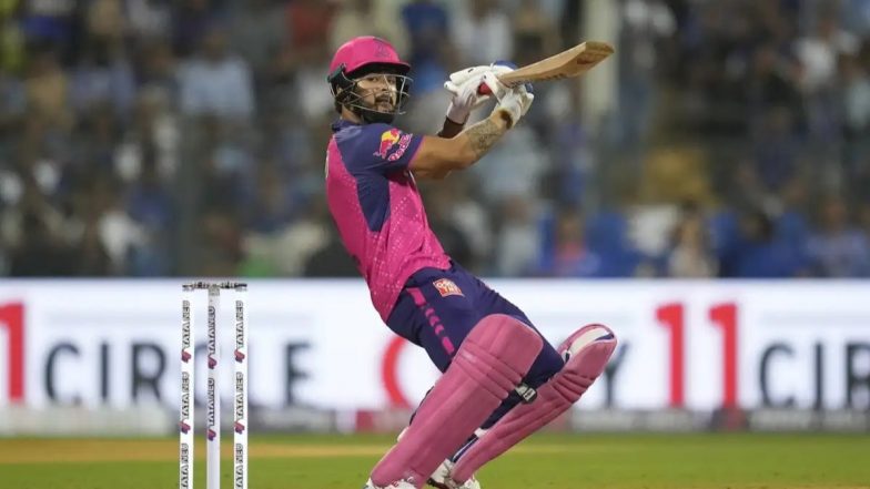 Riyan Parag Half Century: रियान पराग ने महज 34 गेंदों पर जड़ा ताबड़तोड़ अर्धशतक, गुजरात टाइटंस को तीसरे विकेट की तलाश