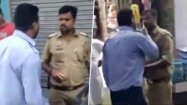 UP: थप्पड़ जड़ने पर बीच सड़क पर गोरखपुर में दरोगा से उलझ गया कार चालक, दोनों के बीच बहस का वीडियो वायरल