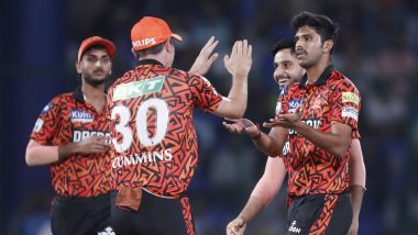 SRH Beat DC, IPL 2024 35th Match: सनराइजर्स हैदराबाद ने दिल्ली कैपिटल्स को 67 रनों से दी शिकस्त, टी नटराजन ने की घातक गेंदबाजी