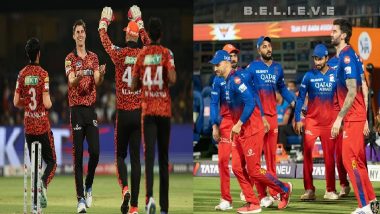 SRH vs RCB, IPL 2024 41th Match: आईपीएल इतिहास में सनराइजर्स हैदराबाद और रॉयल चैलेंजर्स बेंगलुरु का एक-दूसरे के खिलाफ कुछ ऐसा रहा है प्रदर्शन, दोनों टीमों के आंकड़ों पर एक नजर