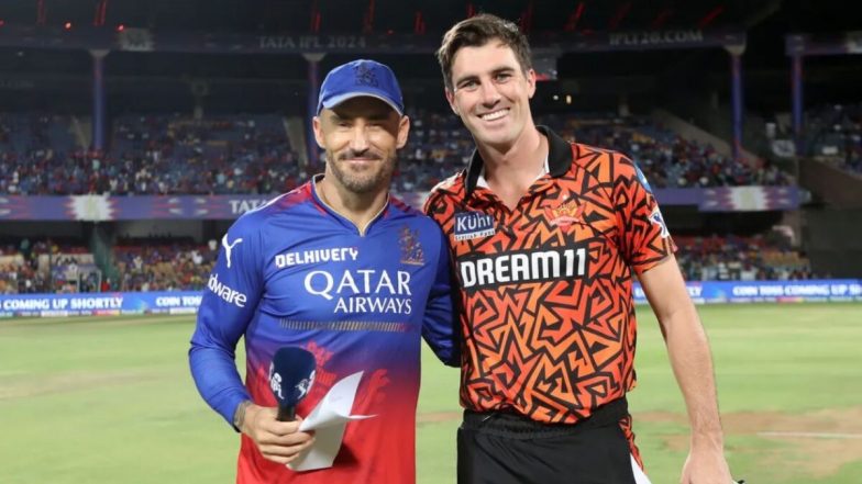 SRH vs RCB, IPL 2024 41th Match Live Score Update: रॉयल चैलेंजर्स बेंगलुरु के कप्तान फाफ डु प्लेसिस ने जीता टॉस, पहले बल्लेबाजी करने का किया फैसला