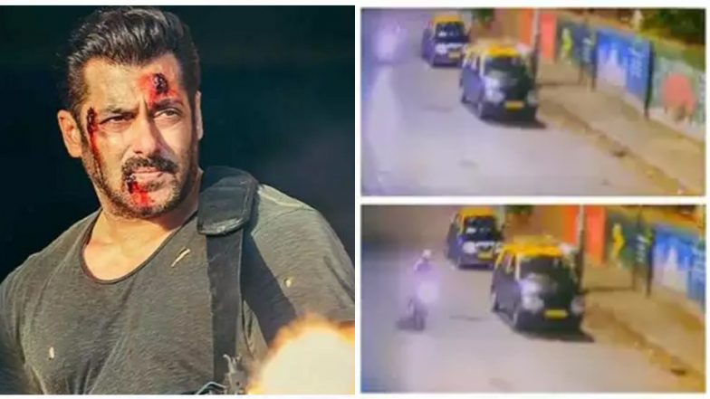 VIDEO: सलमान खान के घर के बाहर फायरिंग करने वाले CCTV में कैद, वीडियो में बाइक से भागते दिखे हमलावर