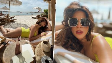 Shama Sikander ने सिजलिंग मोनोकिनी पहन बीच किनारे बिखेरा जलवा, एक्ट्रेस की हॉटनेस ने यूजर्स को बनाया दीवाना (View Pics)