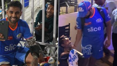 Suryakumar Yadav Fulfills Fan's Wish: सूर्यकुमार यादव ने पूरी की विकलांग फैन की रोहित शर्मा से मिलने की इच्छा, देखें दिल छू लेने वाला वायरल वीडियो