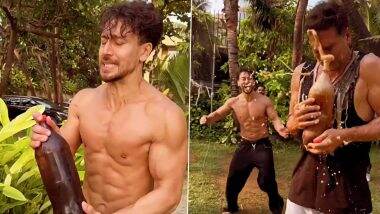 Tiger Shroff ने अप्रैल फूल के मौके पर Akshay Kumar के साथ की बेहद फनी हरकत, वीडियो देख आपकी भी छूट जाएगी हंसी (Watch Video)