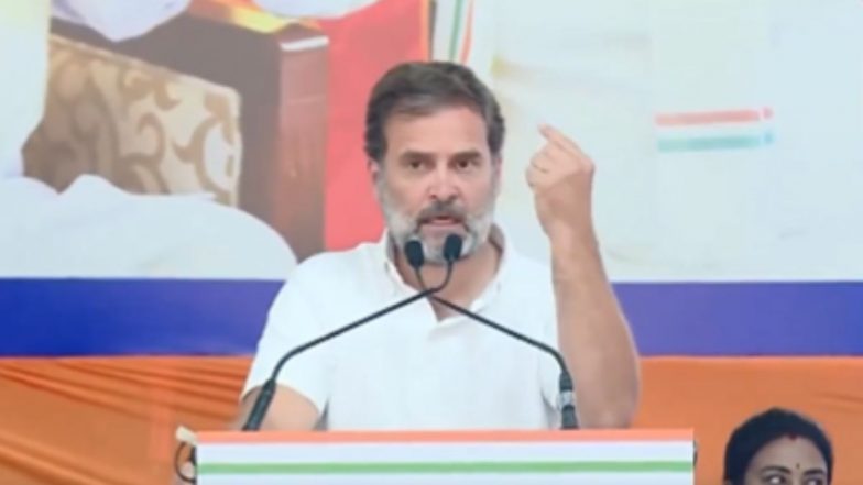कर्नाटक में राहुल गांधी का बेरोजगार युवाओं से वादा, कांग्रेस की सरकार बनने पर देंगे 'पक्की नौकरी' (Watch Video)