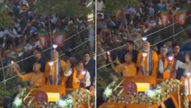 PM Modi Road Show in Bareilly: पीएम मोदी ने यूपी के बरेली में किया रोड शो, बीजेपी प्रत्याशी छत्रपाल सिंह गंगवार के लिए मांगे वोट (Watch Video)