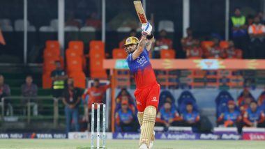 PBKS vs RCB, IPL 2024 58th Match: रॉयल चैलेंजर्स बेंगलुरु ने पंजाब किंग्स को दिया 242 रनों का टारगेट, शतक से चूके विराट कोहली; रजत पाटीदार ने जड़ा अर्धशतक