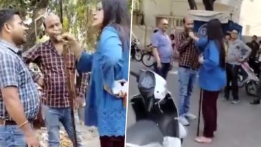 UP: कार में स्कूटी की लगी मामूली टक्कर पर महिला ने बीच सड़क पर युवक से की अभद्रता, वीडियो वायरल