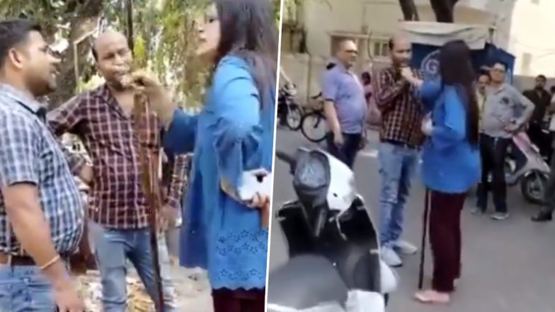 UP: कार में स्कूटी की लगी मामूली टक्कर पर महिला ने बीच सड़क पर युवक से की अभद्रता, वीडियो वायरल