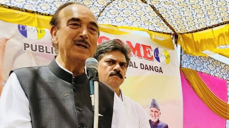 J&amp;K: गुलाम नबी आजाद नहीं लड़ेंगे लोकसभा चुनाव, अनंतनाग सीट से नाम वापस लिया
