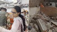 Punjab: रूपनगर में दो मंजिला मकान का लैंटर गिरने से नीचे दबे पांच मजदूर; बचाव कार्य जारी | Video