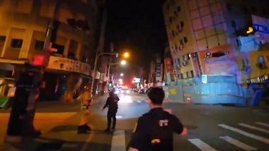 Taiwan Earthquake: एक रात में भूकंप के 80 झटकों से दहला ताइवान, इमारतें एक तरफ झुकीं