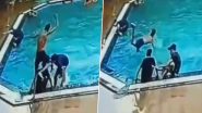 Madhya Pradesh Shocker: स्विमिंग पूल में छलांग लगाने के दौरान एक युवक के पैर से लगी दुसरे के मूंह पर चोट; डूबने से लड़के की मौत, रतलाम की घटना -Watch Video