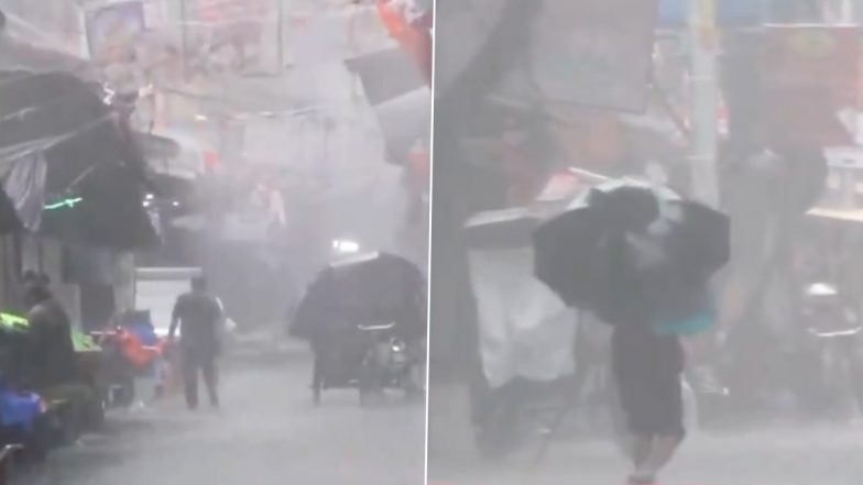 West Bengal Rain: पश्चिम बंगाल के कई जिलों  में तेज हवाओं के साथ हुई भारी बारिश-  ( Watch Video )