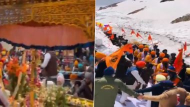 Uttarakhand Hemkund Sahib: चमोली के हेमकुंड साहिब के कपाट श्रद्धालुओं के लिए खुले, रोजाना 3,500 लोग कर सकते है दर्शन -Video