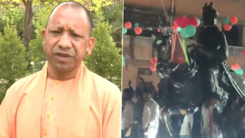 Lok Sabha Election 2024: मैनपुरी में महाराणा प्रताप की मूर्ति पर चढ़ने वाले 100 सपा कार्यकर्ताओं पर FIR, सीएम योगी बोले- इन परिवारवादी दलों से...