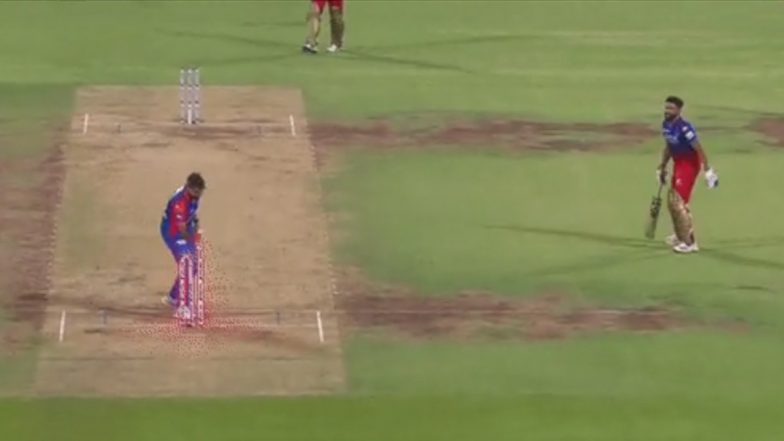 RCB vs DC मैच के दौरान मोहम्मद सिराज हास्यास्पद तरीके से हुए रन आउट, वीडियो हुआ वायरल