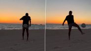 अल-हिलाल स्टार नेमार जूनियर ने समुद्र तट पर दिखाया अपना फुटबॉल कौशल, वीडियो हुआ वायरल