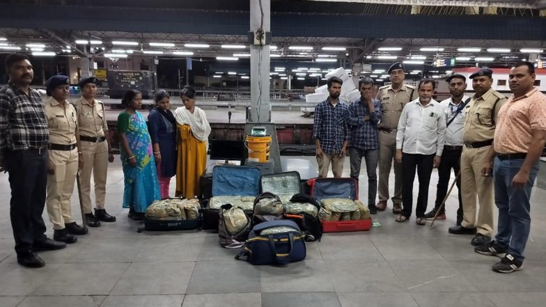 Nagpur: नागपुर आरपीएफ की बड़ी कार्रवाई, 13 लाख 75 हजार का गांजा किया जब्त