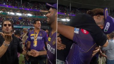 Shahrukh Khan And Harshit Rana After KKR's IPL Win: हर्षित राणा के साथ कुछ ऐसे नजर आए शाहरुख खान, सोशल मीडिया पर वीडियो वायरल