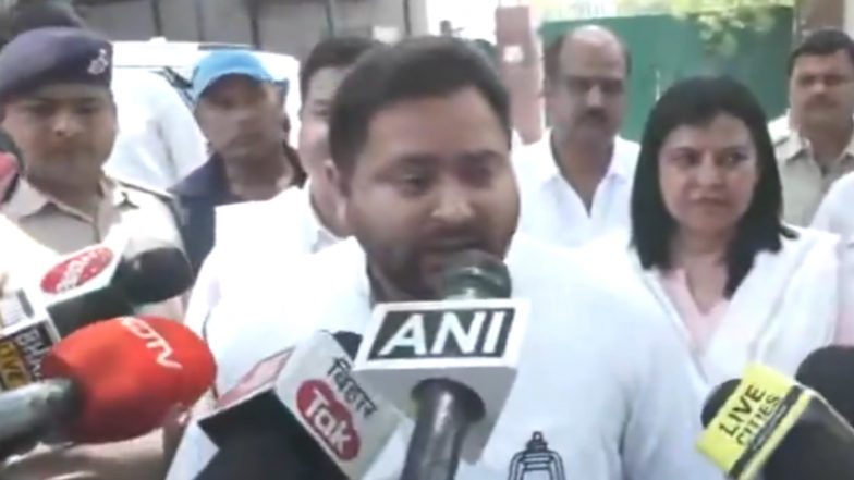 Tejasvi Yadav Comment: 'महंगाई , बेरोजगारी  और रोजगार के बारे में अब तक पीएम ने एक शब्द नहीं बोला है; तेजस्वी यादव का निशाना -Video