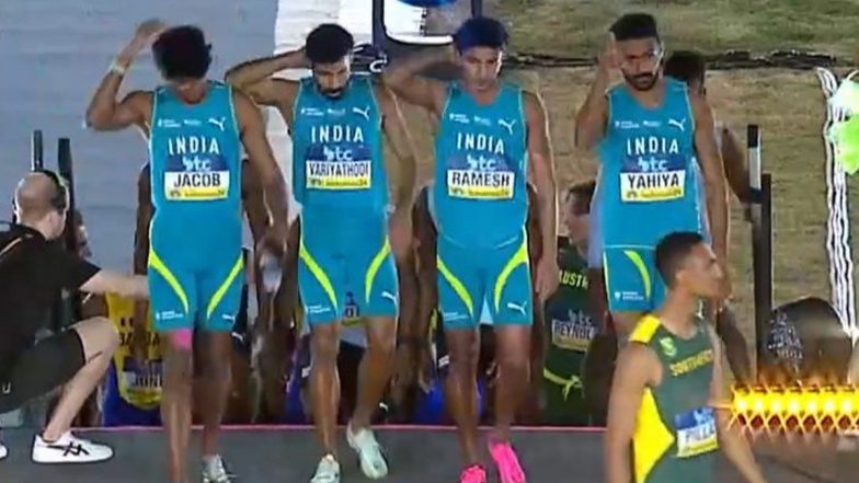 World Relays: भारत की पुरुष चार गुणा 400 मीटर टीम विश्व रिले की हीट को पूरा करने में नाकाम