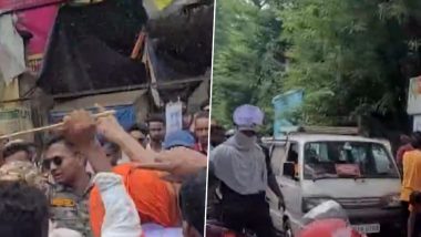 TMC- BJP Workers Clash: मेदिनापुर में अग्निमित्रा पॉल के रोड शो में हंगामा; बीजेपी और तृणमूल कांग्रेस के कार्यकर्ताओं में झड़प -Watch Video