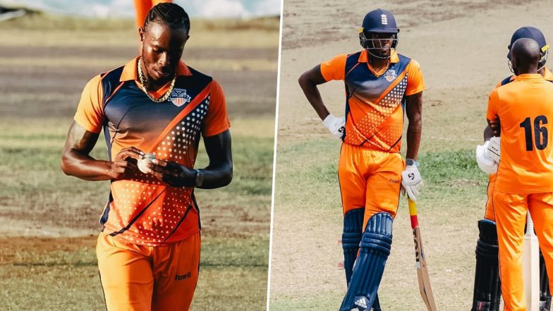 Jofra Archer Spotted Playing Local Cricket: ICC T20 विश्व कप से पहले बारबाडोस में लोकल क्रिकेट मैच खेलते दिखें इंग्लैंड के पेसर जोफ्रा आर्चर, देखें वीडियो