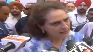 Priyanka Gandhi In Punjab: देश की जनता अब बीजेपी से ऊब चुकी है और समझ चुकी है; पंजाब पहुंची कांग्रेस नेता प्रियंका गांधी का बयान -Video