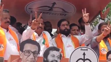 CM Eknath Shinde Road Show: सीएम एकनाथ शिंदे का नवी मुंबई में रोड शो, बढ़ी तादाद में मौजूद रहे कार्यकर्ता और समर्थक -Video